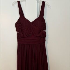 Birdy Grey Bridesmaid Dress - Maroon size small